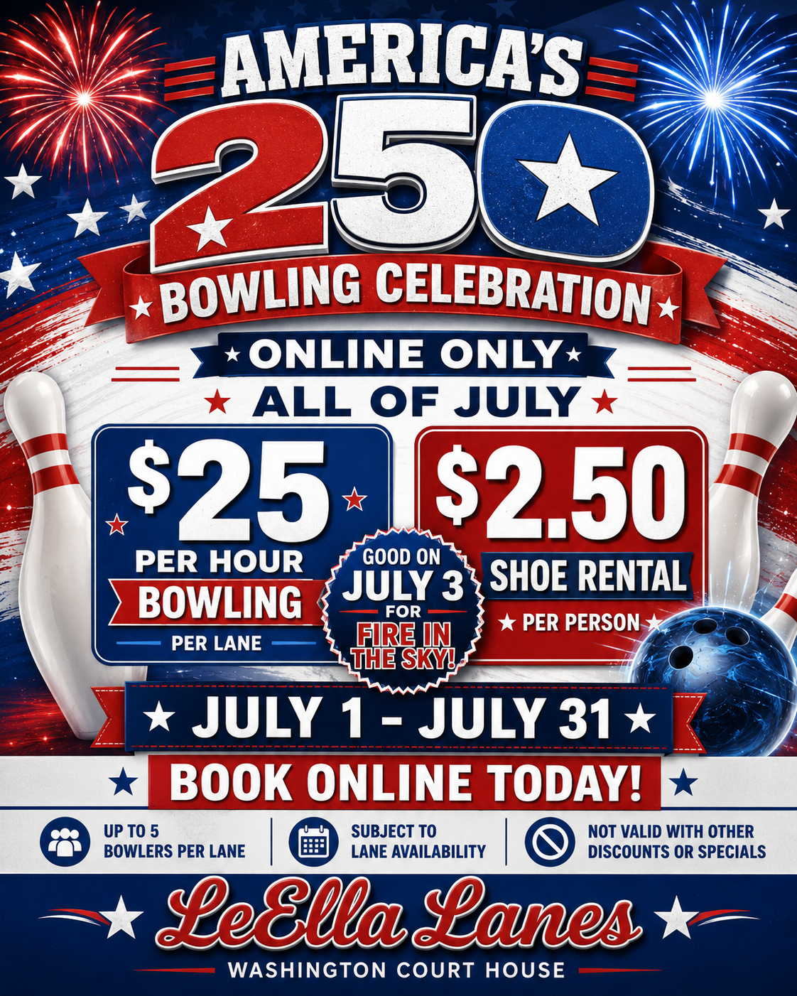 Le Ella Lanes | Washington C.H , OH 43160